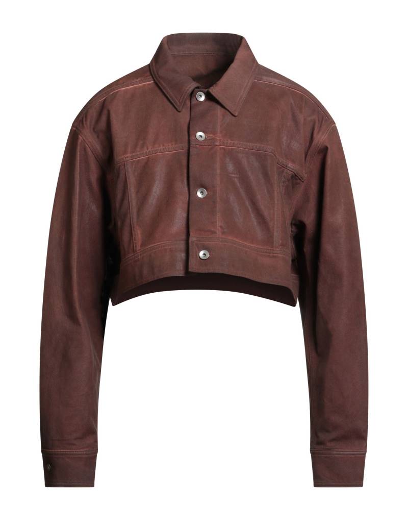 DRKSHDW by RICK OWENS Jeansjacke/-mantel Herren Schokobraun von DRKSHDW by RICK OWENS
