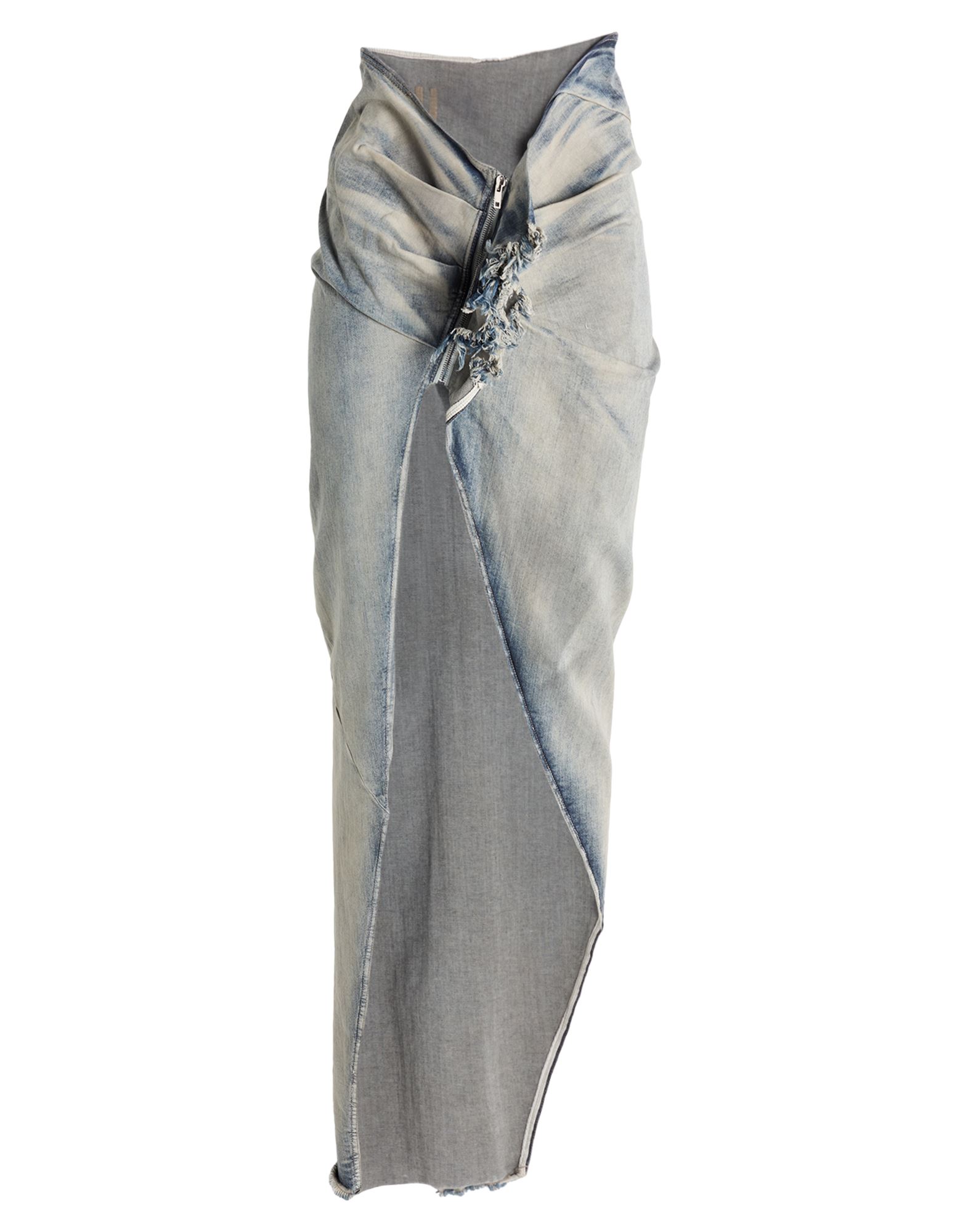 DRKSHDW by RICK OWENS Jeansrock Damen Blau DRKSHDW by RICK OWENS Jeansrock Damen Blau von DRKSHDW by RICK OWENS