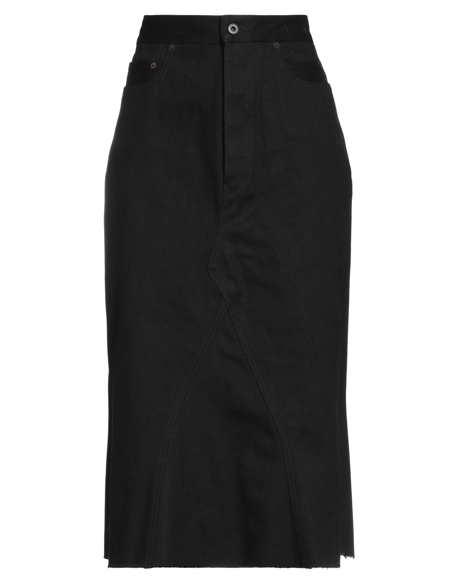 DRKSHDW by RICK OWENS Jeansrock Damen Schwarz von DRKSHDW by RICK OWENS