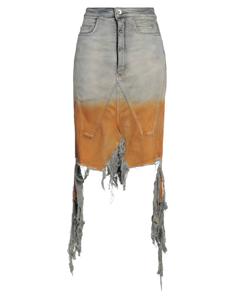 DRKSHDW by RICK OWENS Jeansrock Damen Senf von DRKSHDW by RICK OWENS