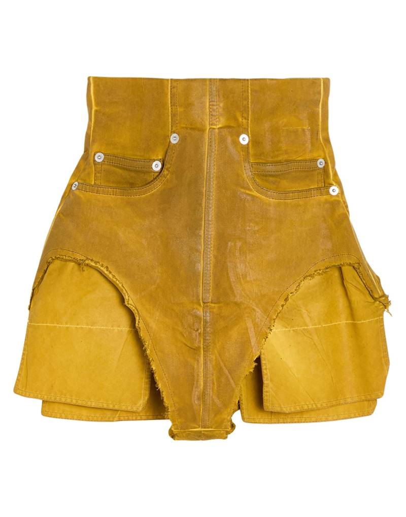 DRKSHDW by RICK OWENS Jeansshorts Damen Senf von DRKSHDW by RICK OWENS
