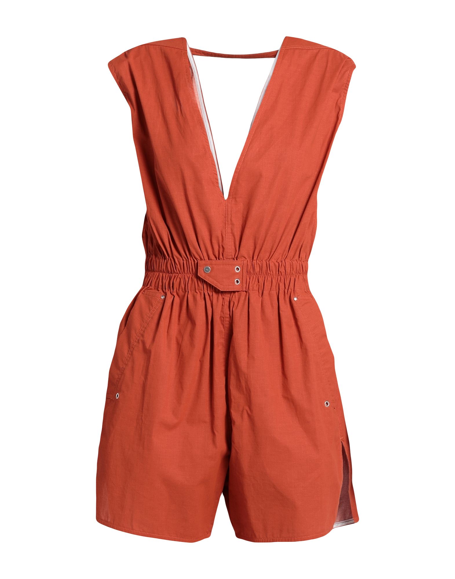 DRKSHDW by RICK OWENS Jumpsuit Damen Rostrot DRKSHDW by RICK OWENS Jumpsuit Damen Rostrot von DRKSHDW by RICK OWENS