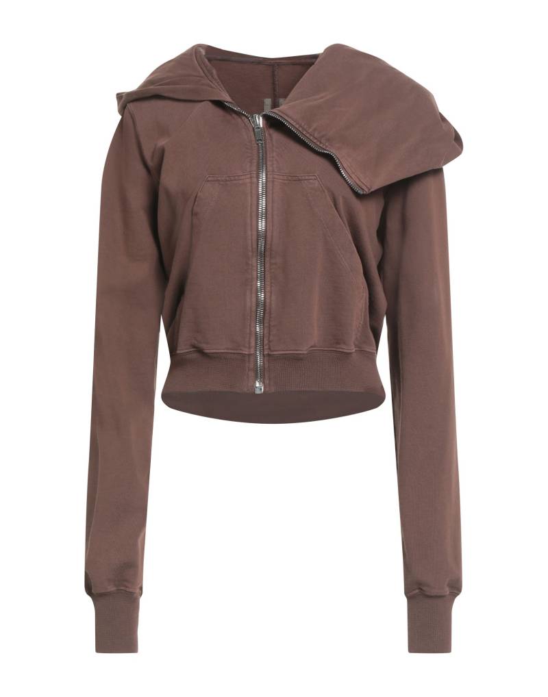 DRKSHDW by RICK OWENS Sweatshirt Damen Braun von DRKSHDW by RICK OWENS