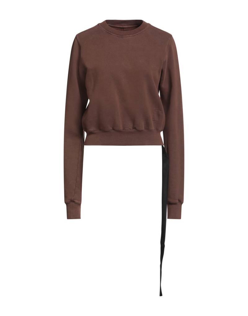 DRKSHDW by RICK OWENS Sweatshirt Damen Braun von DRKSHDW by RICK OWENS