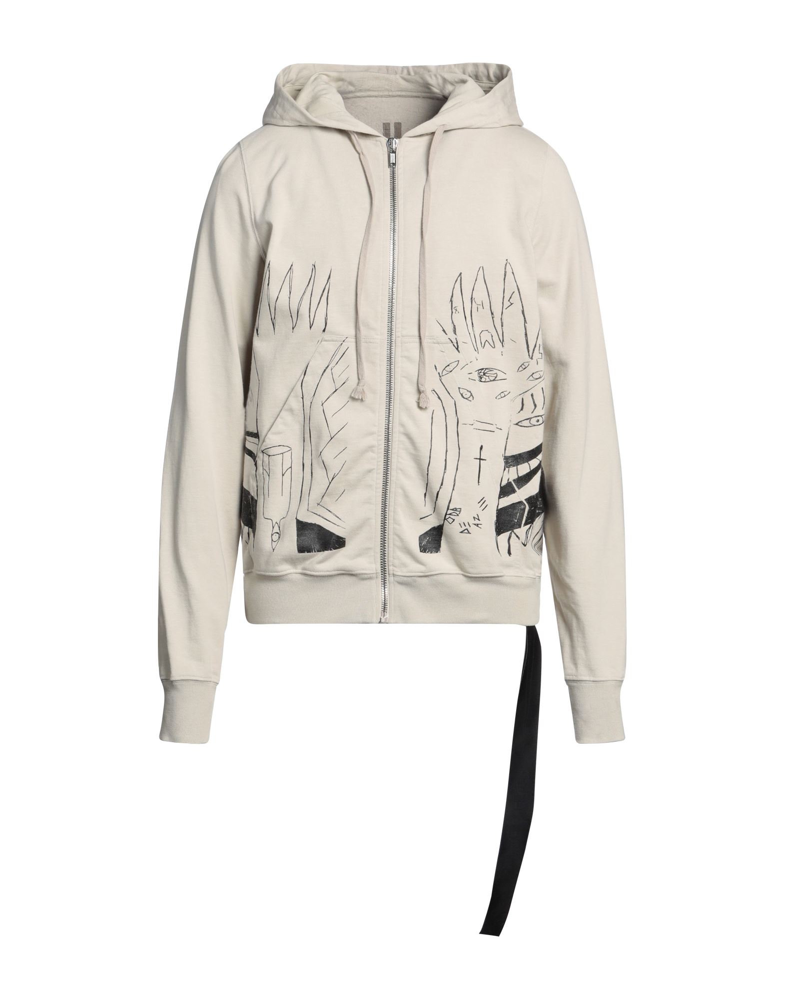 DRKSHDW by RICK OWENS Sweatshirt Herren Hellgrau von DRKSHDW by RICK OWENS