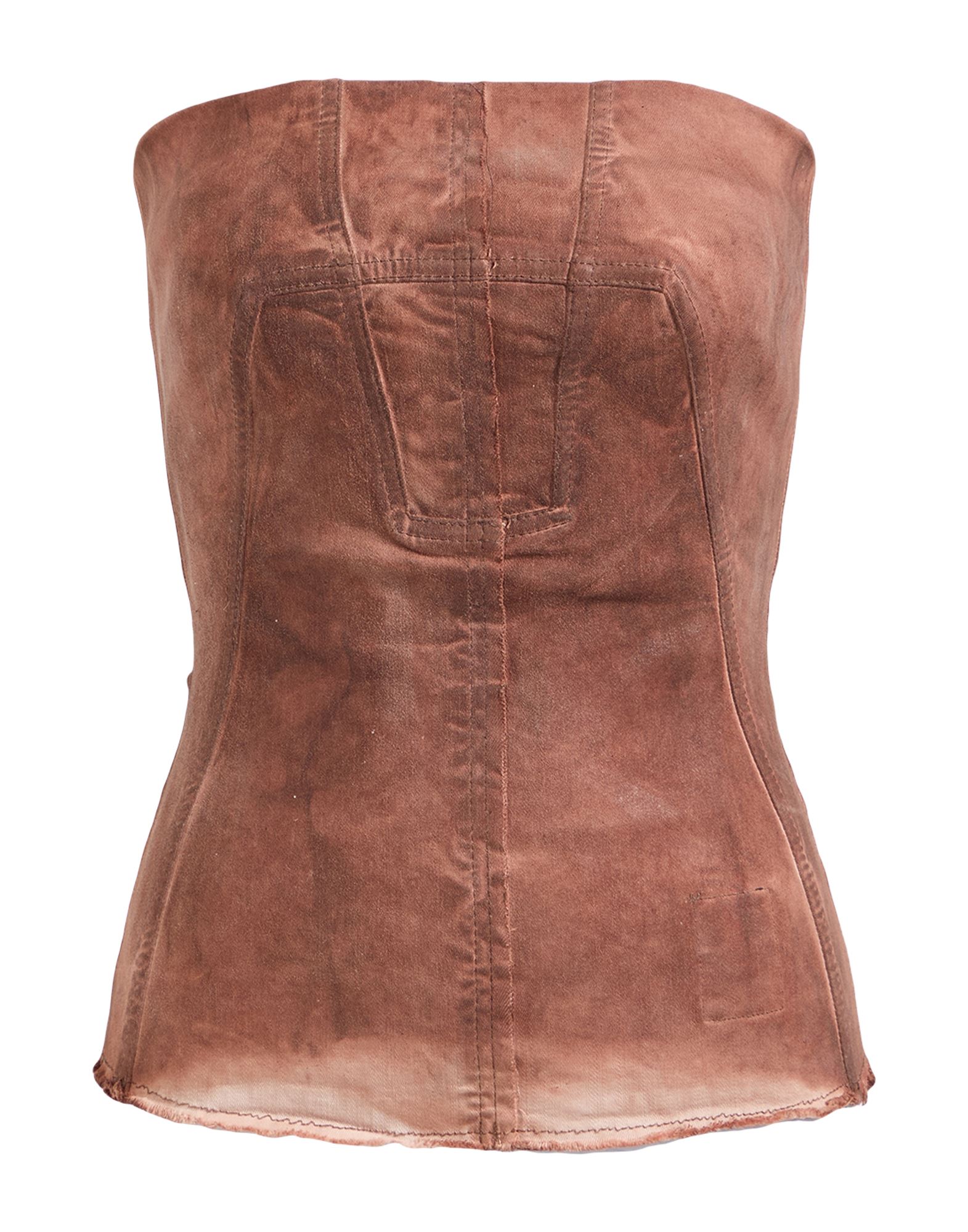 DRKSHDW by RICK OWENS Top Damen Braun DRKSHDW by RICK OWENS Top Damen Braun von DRKSHDW by RICK OWENS
