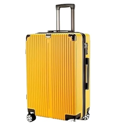 DRMEE Reisekoffer Handgepäck-Koffer Mit Großem Fassungsvermögen Und Zahlenschloss Für Männer Und Frauen Suitcase Rollkoffer (Color : H, Size : 26in) von DRMEE