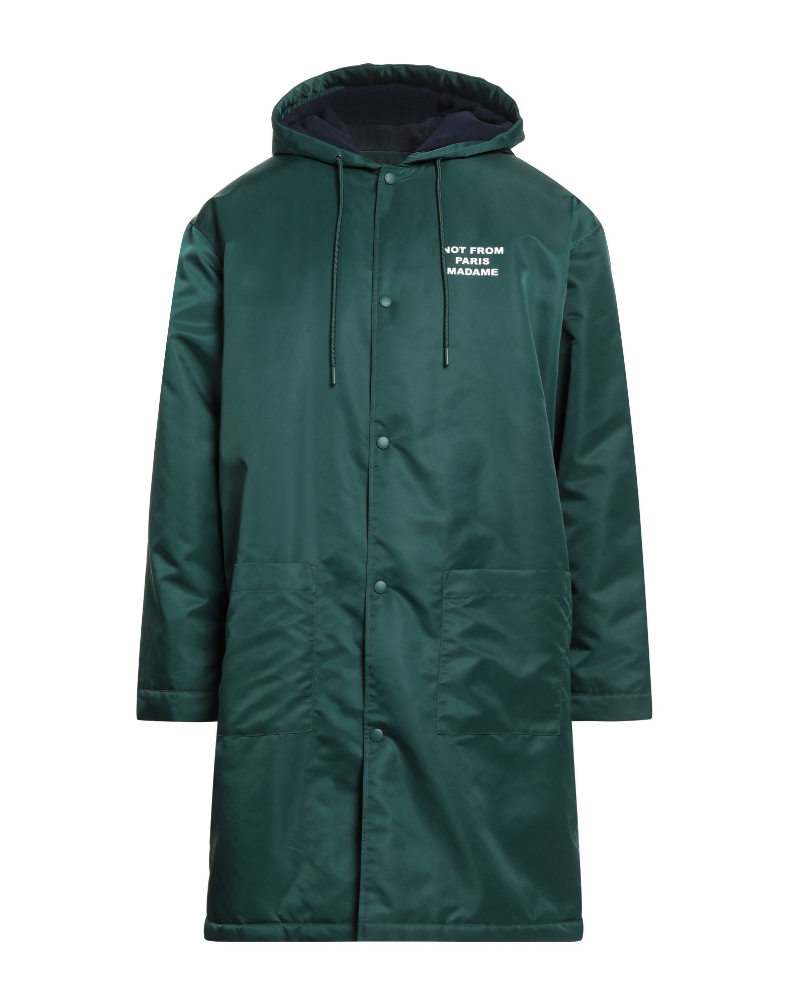 DRÔLE DE MONSIEUR Mantel Herren Dunkelgrün DRÔLE DE MONSIEUR Mantel Herren Dunkelgrün von DRÔLE DE MONSIEUR