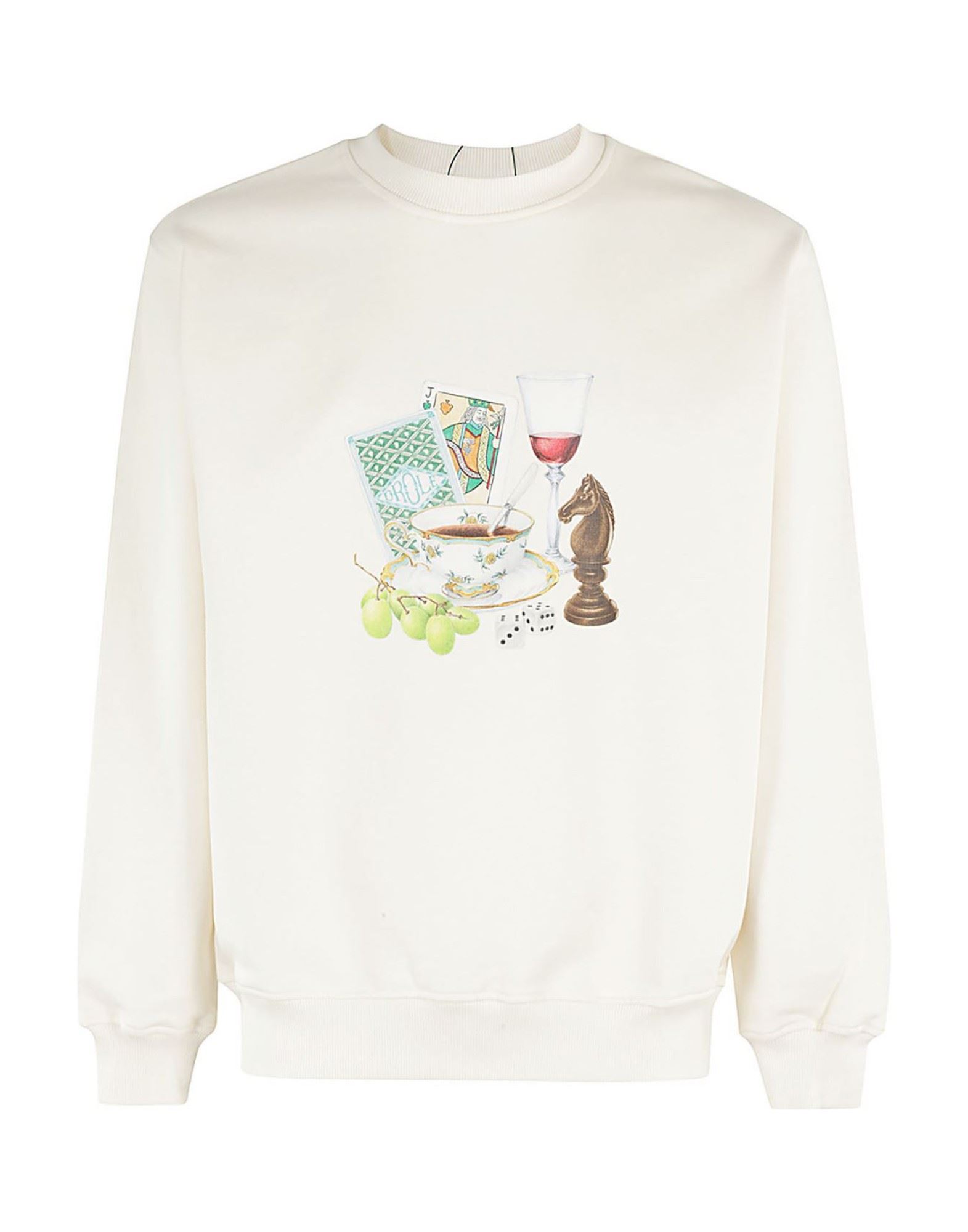 DRÔLE DE MONSIEUR Sweatshirt Herren Beige von DRÔLE DE MONSIEUR