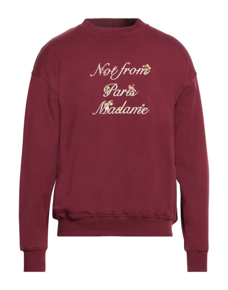 DRÔLE DE MONSIEUR Sweatshirt Herren Bordeaux von DRÔLE DE MONSIEUR