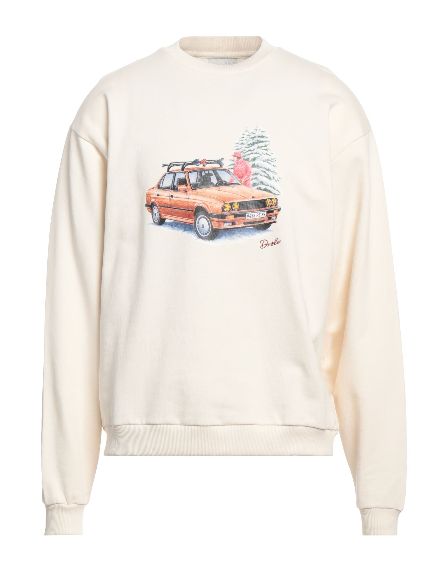 DRÔLE DE MONSIEUR Sweatshirt Herren Cremeweiß DRÔLE DE MONSIEUR Sweatshirt Herren Cremeweiß von DRÔLE DE MONSIEUR