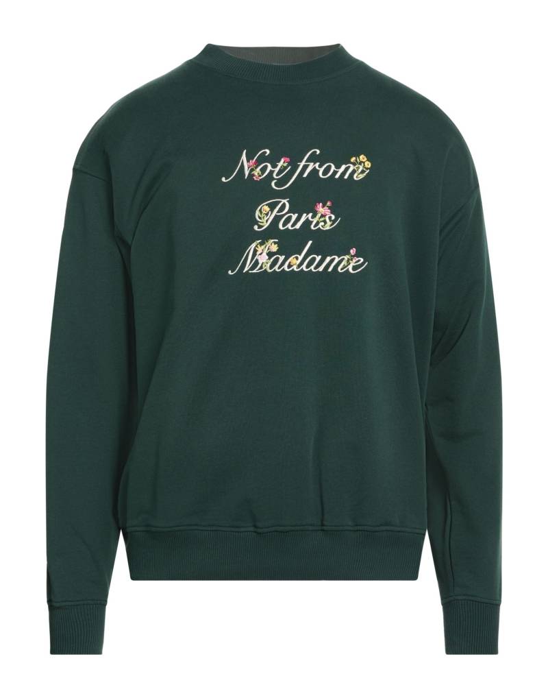 DRÔLE DE MONSIEUR Sweatshirt Herren Grün von DRÔLE DE MONSIEUR