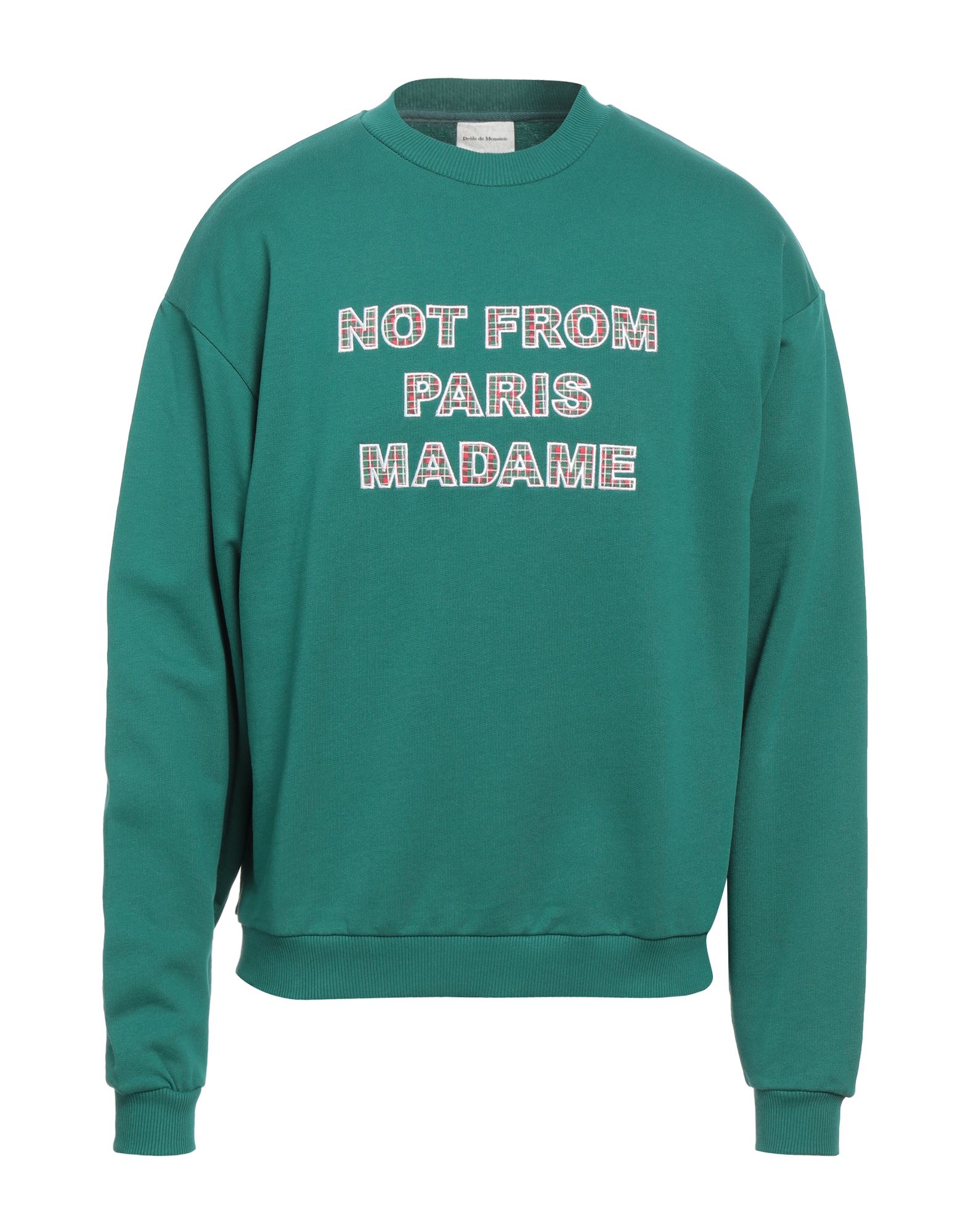 DRÔLE DE MONSIEUR Sweatshirt Herren Vert Émeraude von DRÔLE DE MONSIEUR