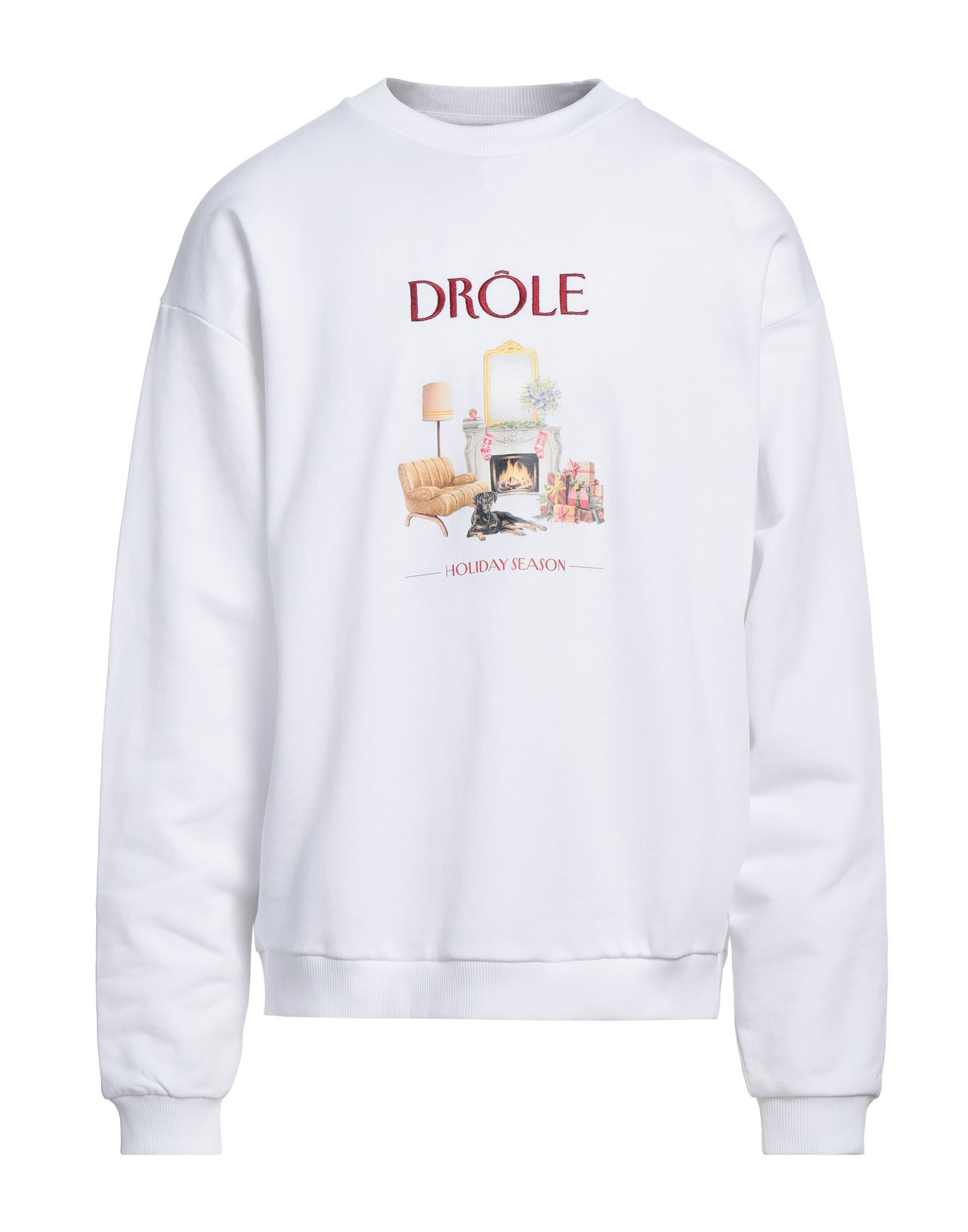 DRÔLE DE MONSIEUR Sweatshirt Herren Weiß von DRÔLE DE MONSIEUR