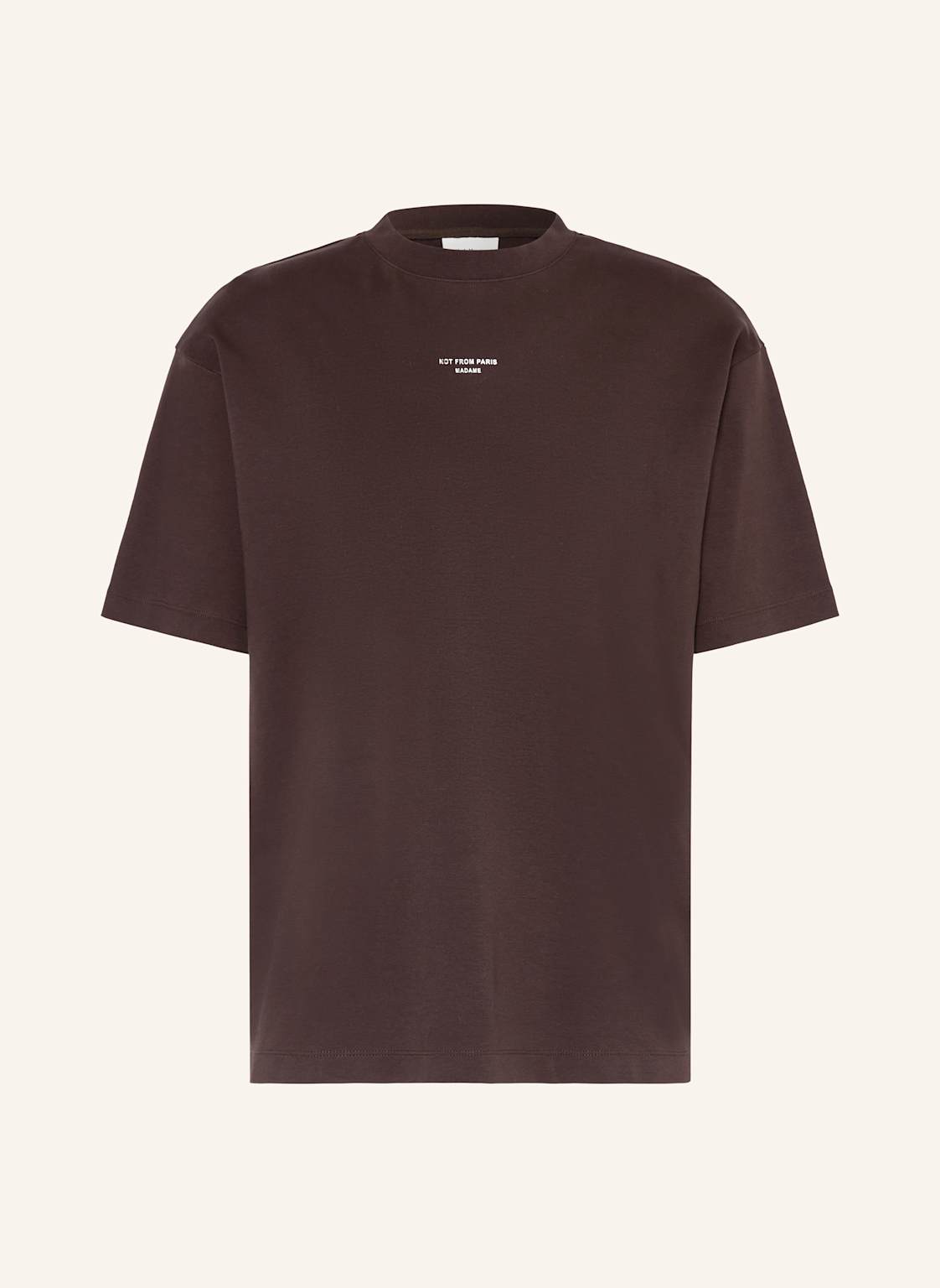 Drôle De Monsieur T-Shirt braun von DRÔLE DE MONSIEUR