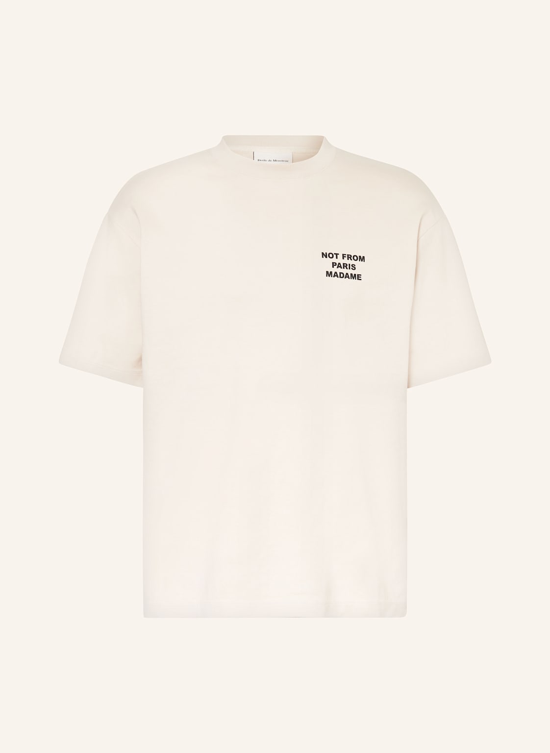 Drôle De Monsieur T-Shirt weiss von DRÔLE DE MONSIEUR