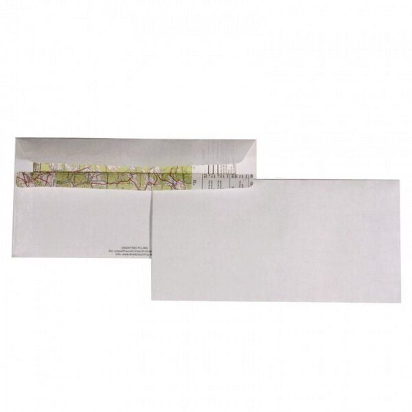 DRP GmbH RECYCLING DESIGN UMSCHLÄGE / KUVERTS aus fehlbedruckter Landkarte - Din Lang- mit / ohne Fenster  - 15 Stück von DRP GmbH