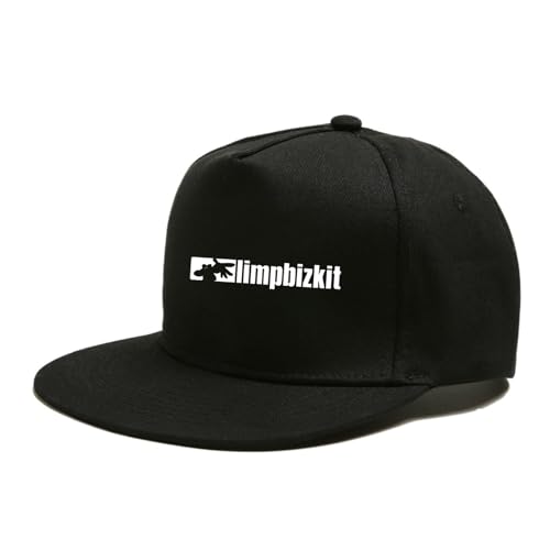 DRTBAC Kappe Herren Li-mp Bi.zk.it Lustiges, Freizeit Lightweight Baseballcap Sonnenhut, Atmungsaktiv Sport Running Schirmmütze Basecap(Black) von DRTBAC