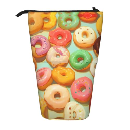 DRTGEDS Donut Pop-Up-Federmäppchen und Kosmetiktasche, Standup, Teleskop, Bastelbedarf, Make-up-Organizer DRTGEDS Donut Pop-Up-Federmäppchen und Kosmetiktasche, Standup, Teleskop, Bastelbedarf, Make-up-Organizer von DRTGEDS