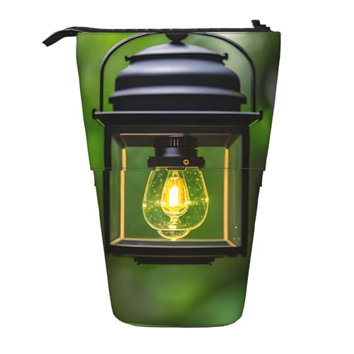 DRTGEDS Firefly and Lantern Teleskop-Federmäppchen, Federmäppchen, Organizer, Schreibwaren, Stifteetui mit Reißverschluss von DRTGEDS