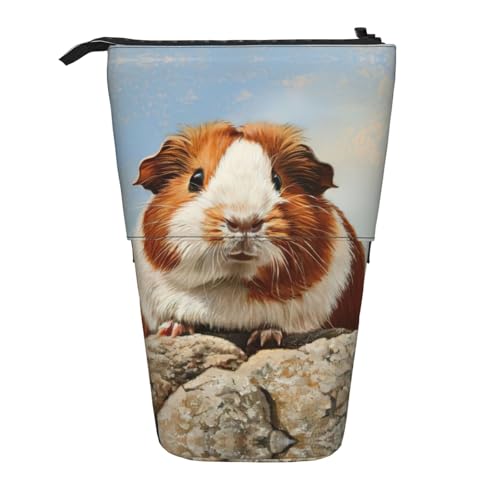 DRTGEDS Pop-Up-Federmäppchen mit Meerschweinchen-Motiv und Kosmetiktasche, Teleskop, Bastelbedarf, Make-up-Organizer DRTGEDS Pop-Up-Federmäppchen mit Meerschweinchen-Motiv und Kosmetiktasche, Teleskop, Bastelbedarf, Make-up-Organizer von DRTGEDS
