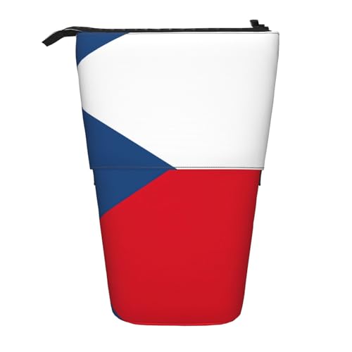 DRTGEDS Pop-Up-Federmäppchen und Kosmetiktasche, Standup, Teleskop, Bastelbedarf, Make-up-Organizer, Motiv: Flagge der Tschechischen Republik DRTGEDS Pop-Up-Federmäppchen und Kosmetiktasche, Standup, Teleskop, Bastelbedarf, Make-up-Organizer, Motiv: Flagge der Tschechischen Republik von DRTGEDS