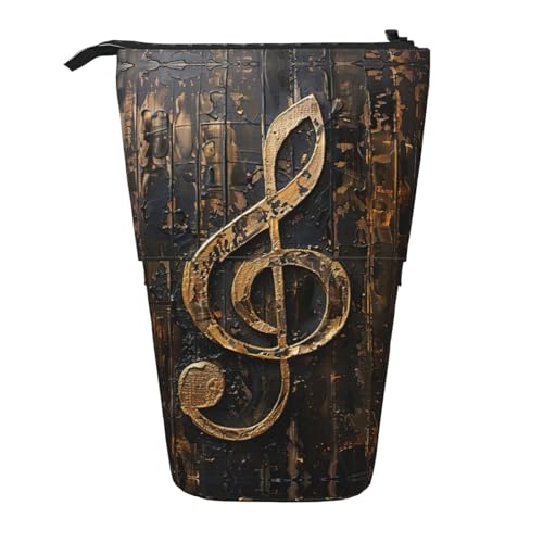 DRTGEDS Pop-Up-Federmäppchen und Kosmetiktasche mit Musik-Symbol, Teleskop, Bastelbedarf, Make-up-Organizer DRTGEDS Pop-Up-Federmäppchen und Kosmetiktasche mit Musik-Symbol, Teleskop, Bastelbedarf, Make-up-Organizer von DRTGEDS