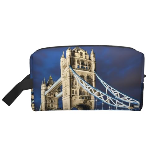 DRTGEDS Tower Bridge In London Kulturbeutel für Herren, tragbare Reise-Kulturbeutel, Rasiertasche, kleine Tasche, Tower Bridge In London1, Einheitsgröße von DRTGEDS