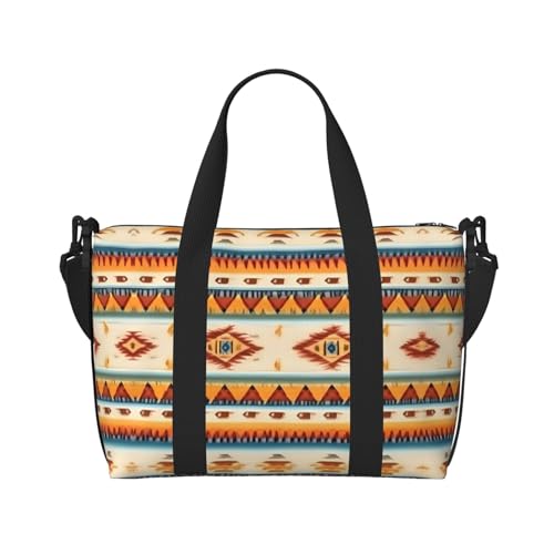 Reisetasche für Damen, Motiv: Indianer, groß, Wochenend-Tragetasche, Fitnessstudio, Workout-Tasche, Mama-Krankenhaus-Tasche, Schwarz, Einheitsgröße Reisetasche für Damen, Motiv: Indianer, groß, Wochenend-Tragetasche, Fitnessstudio, Workout-Tasche, Mama-Krankenhaus-Tasche, Schwarz, Einheitsgröße von DRTGEDS