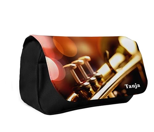 DRUC KLAUS Mäppchen Trompete mit Wunschname – Personalisiert für Musiker – Robustes Federmäppchen aus Polyester mit 2 Fächern DRUC KLAUS Mäppchen Trompete mit Wunschname – Personalisiert für Musiker – Robustes Federmäppchen aus Polyester mit 2 Fächern von DRUC KLAUS