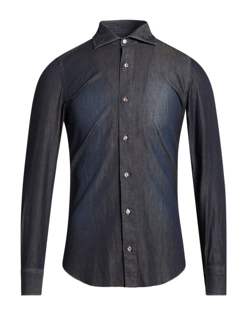 DRUMOHR Hemd Herren Blau von DRUMOHR