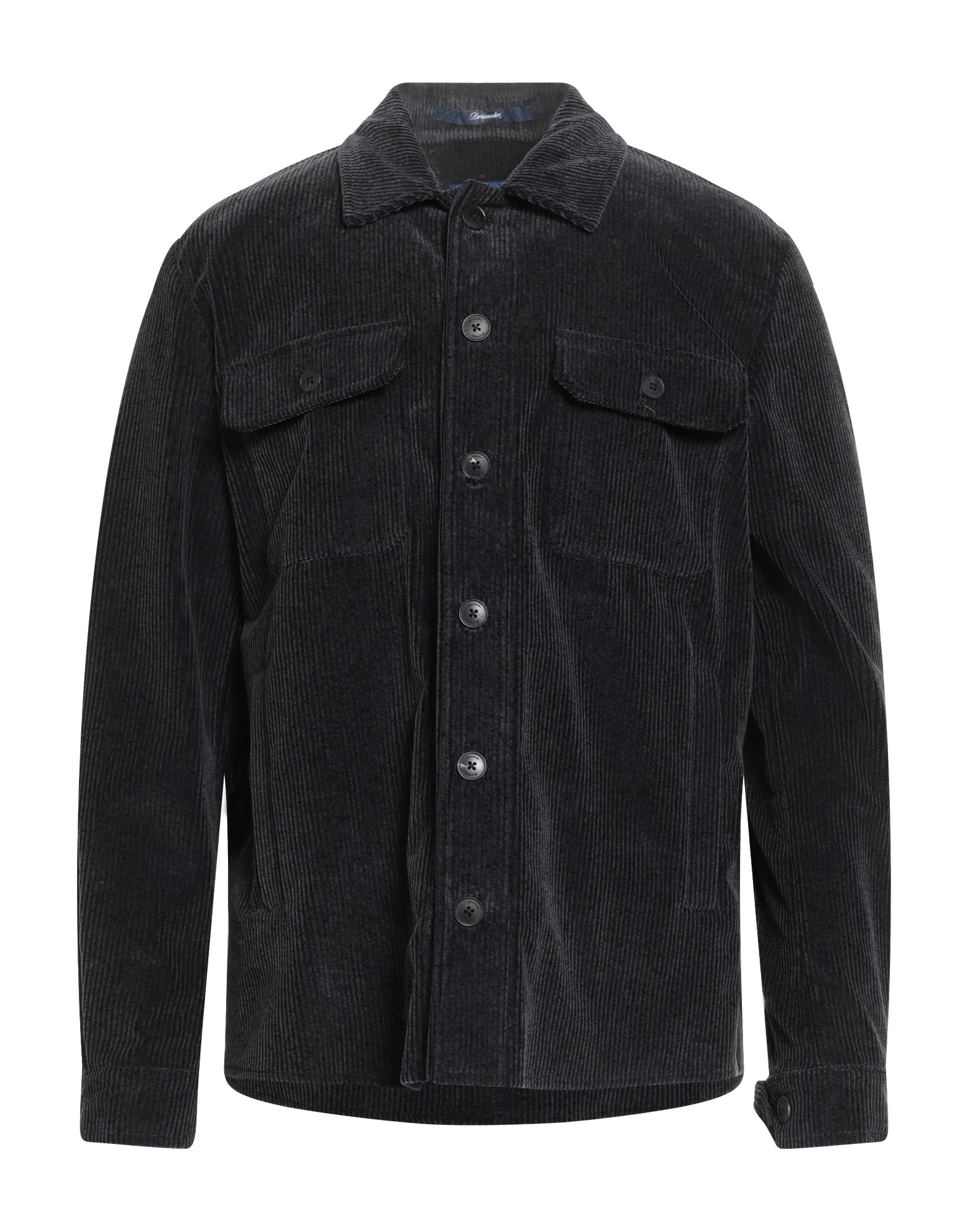 DRUMOHR Hemd Herren Braungrau von DRUMOHR