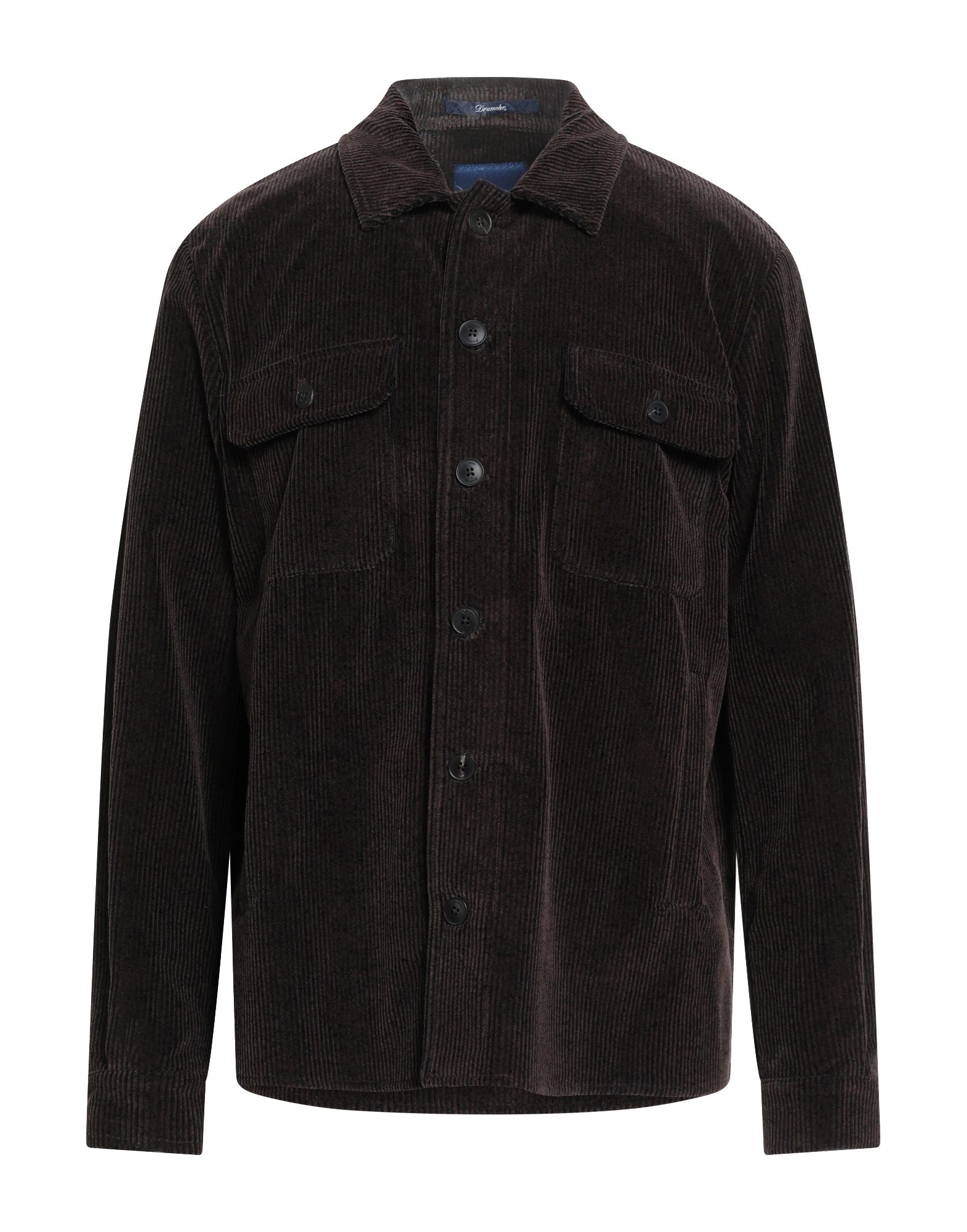 DRUMOHR Hemd Herren Dunkelbraun von DRUMOHR