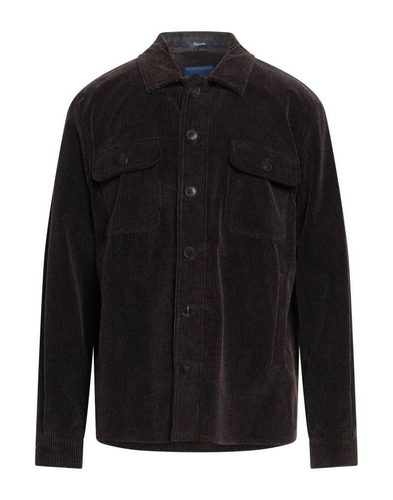 DRUMOHR Hemd Herren Dunkelbraun von DRUMOHR