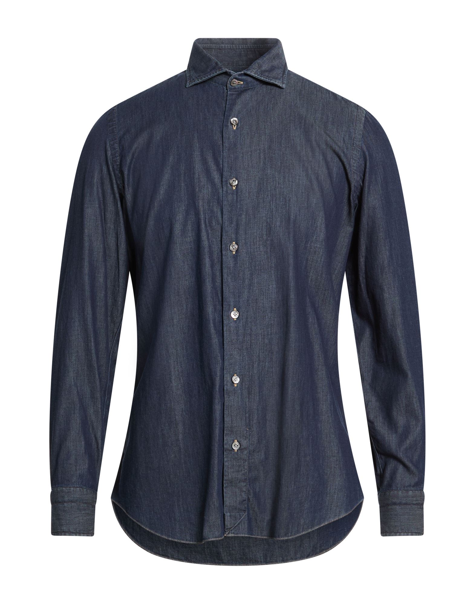 DRUMOHR Jeanshemd Herren Blau von DRUMOHR