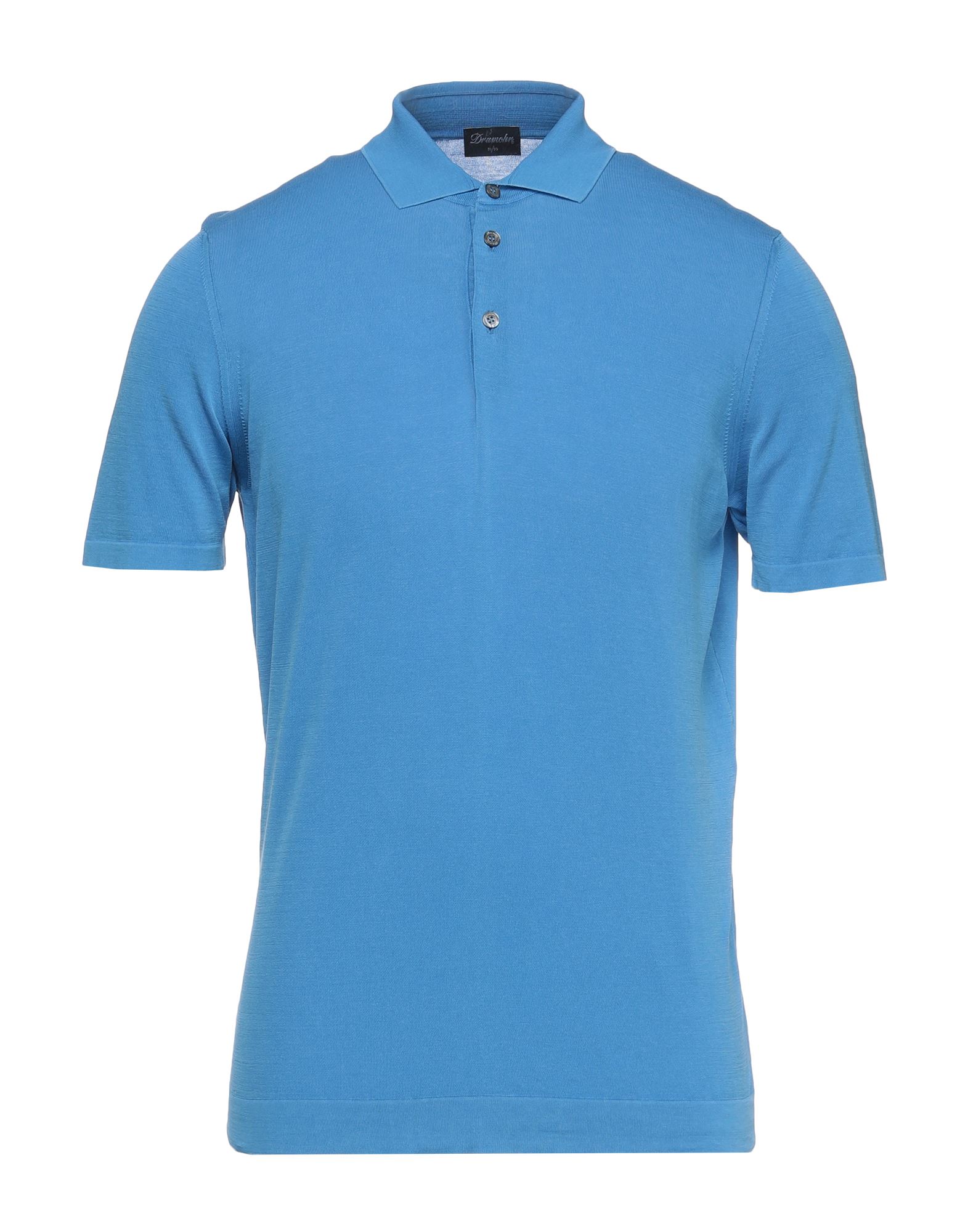 DRUMOHR Poloshirt Herren Azurblau von DRUMOHR