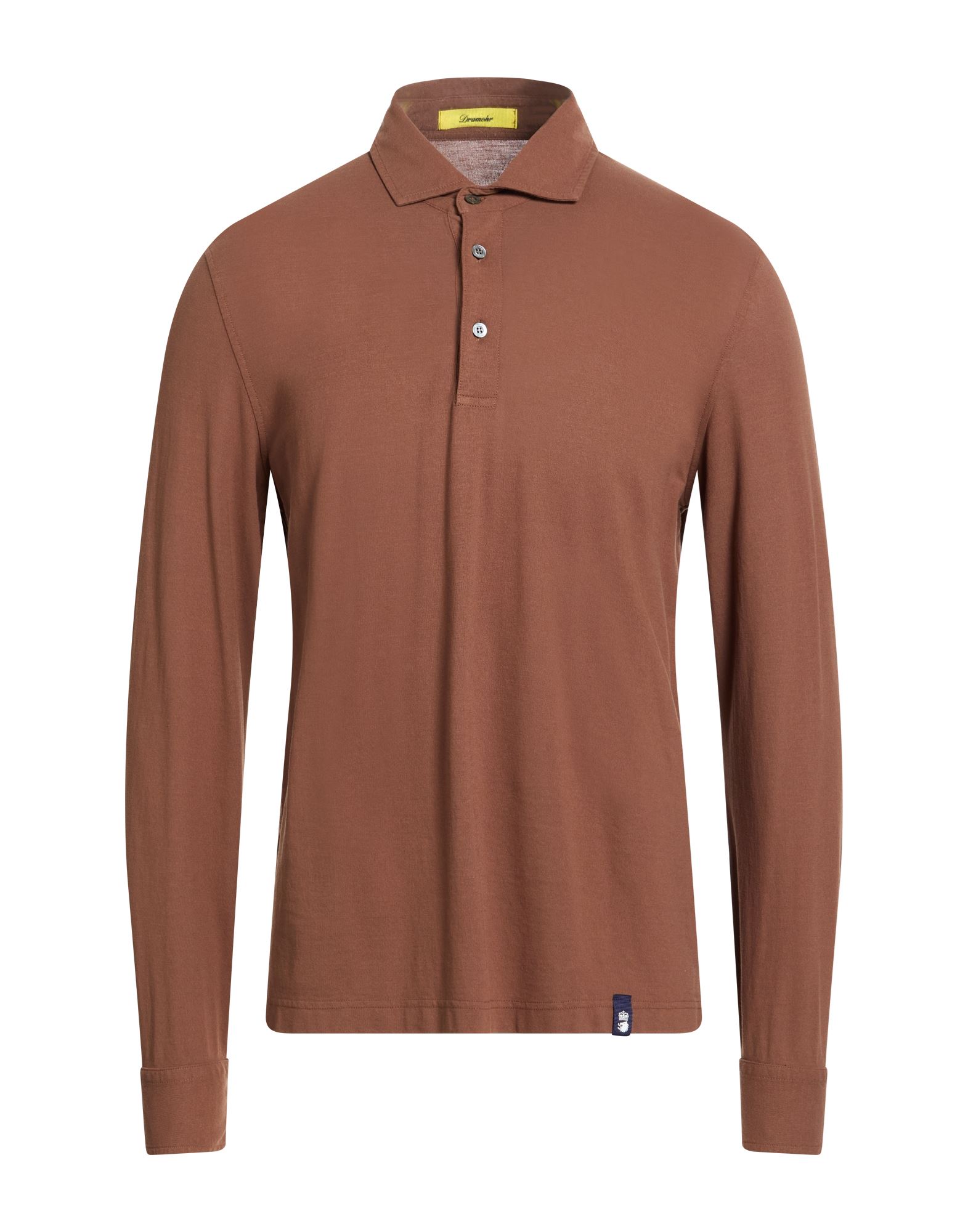 DRUMOHR Poloshirt Herren Braun von DRUMOHR