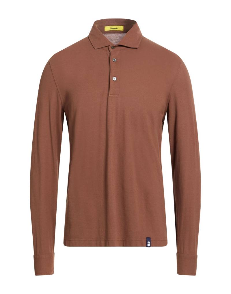 DRUMOHR Poloshirt Herren Braun von DRUMOHR
