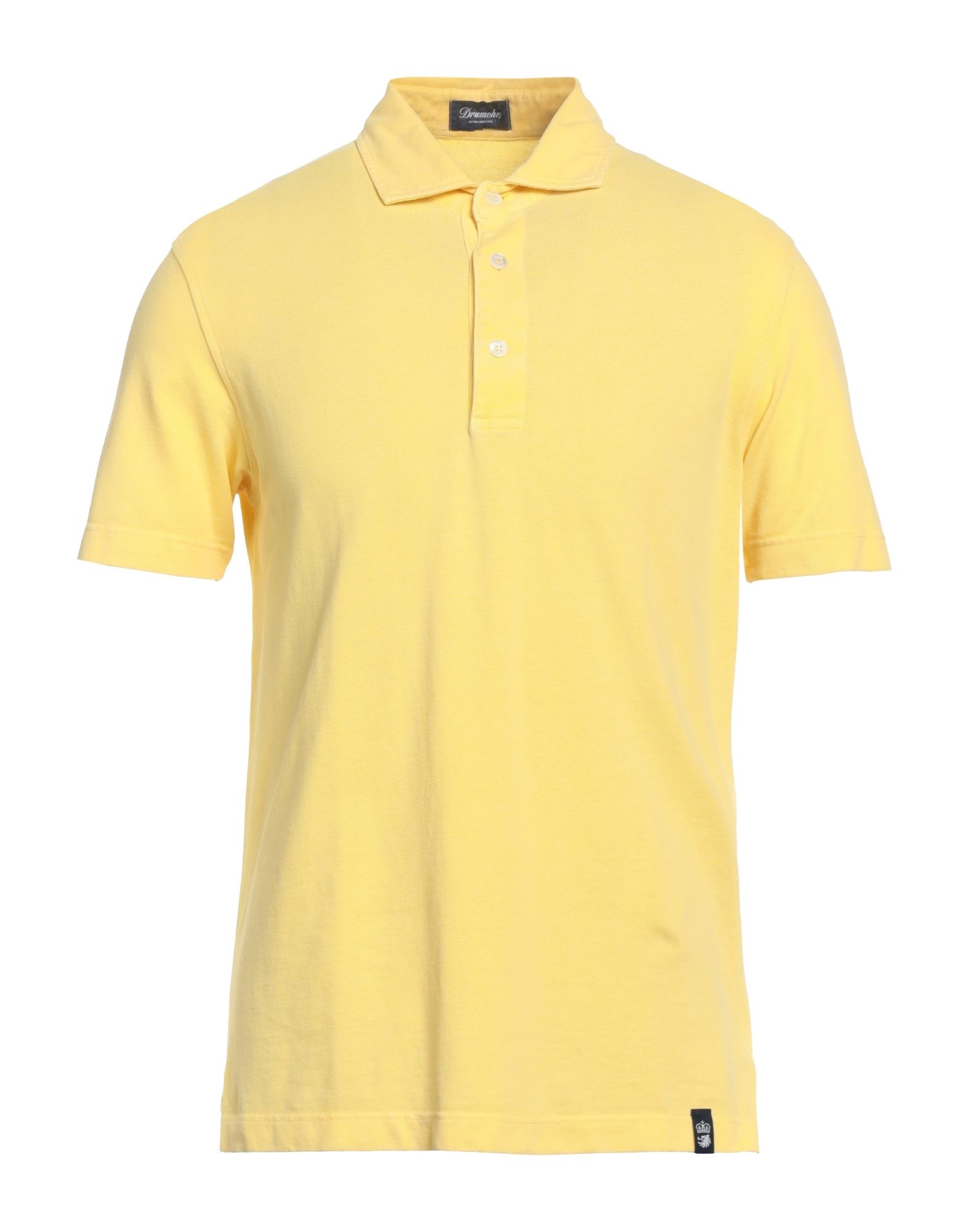 DRUMOHR Poloshirt Herren Hellgelb von DRUMOHR