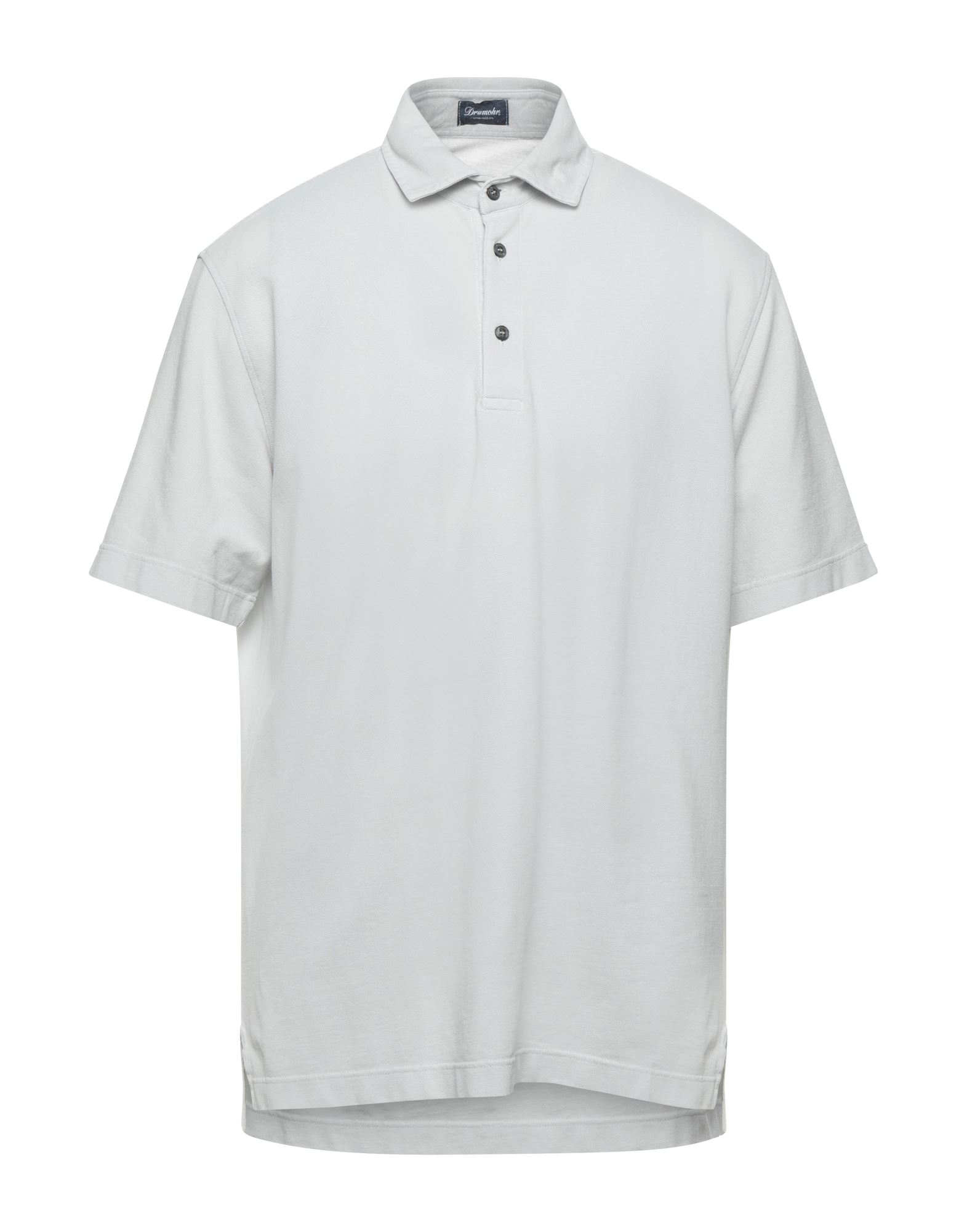 DRUMOHR Poloshirt Herren Hellgrau von DRUMOHR