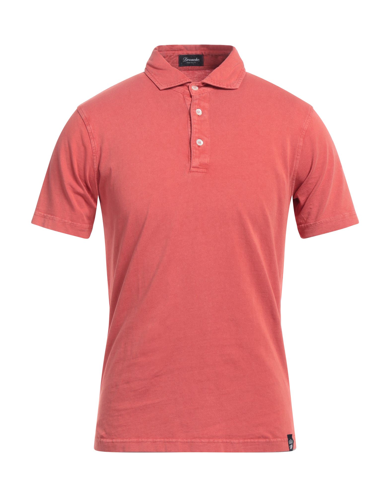 DRUMOHR Poloshirt Herren Rostrot von DRUMOHR