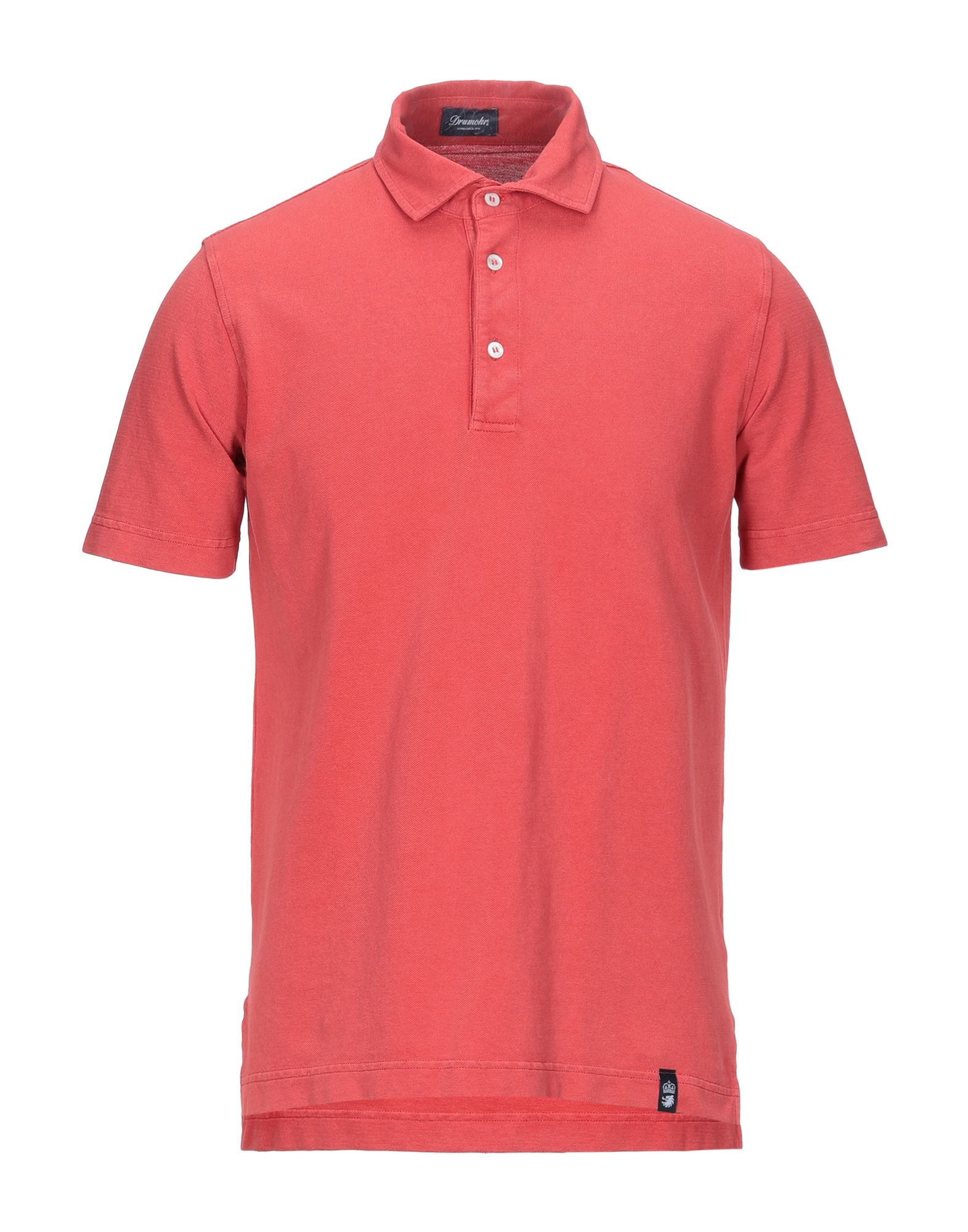 DRUMOHR Poloshirt Herren Rostrot von DRUMOHR