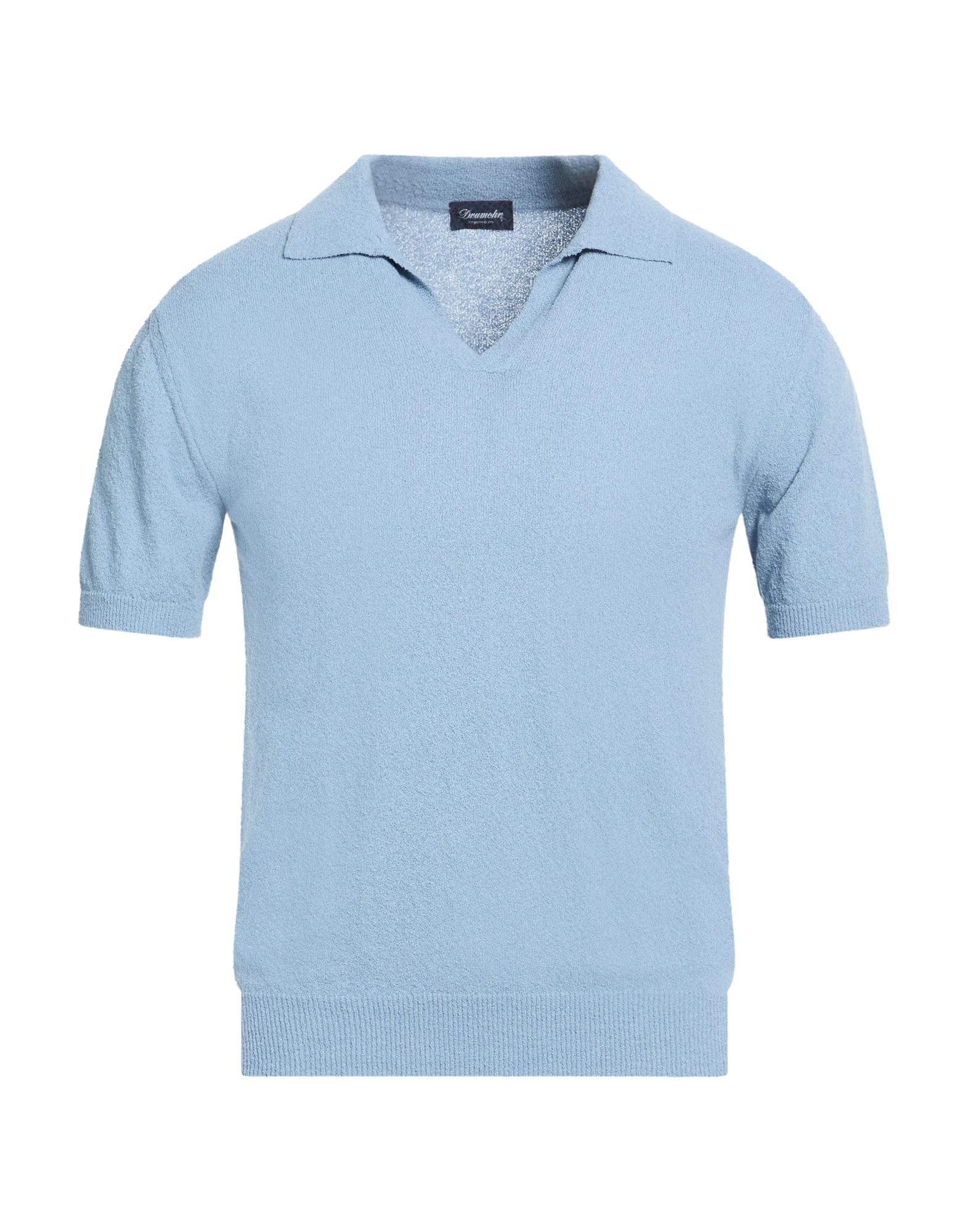 DRUMOHR Poloshirt Herren Taubenblau von DRUMOHR