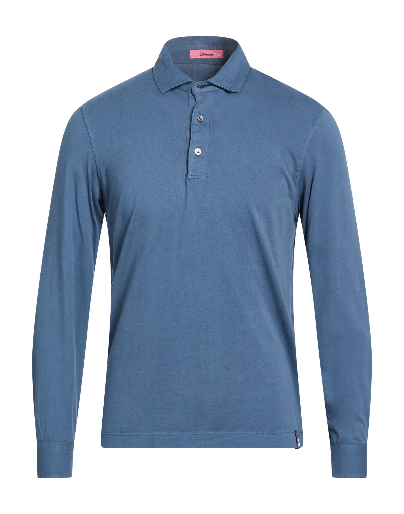 DRUMOHR Poloshirt Herren Taubenblau von DRUMOHR