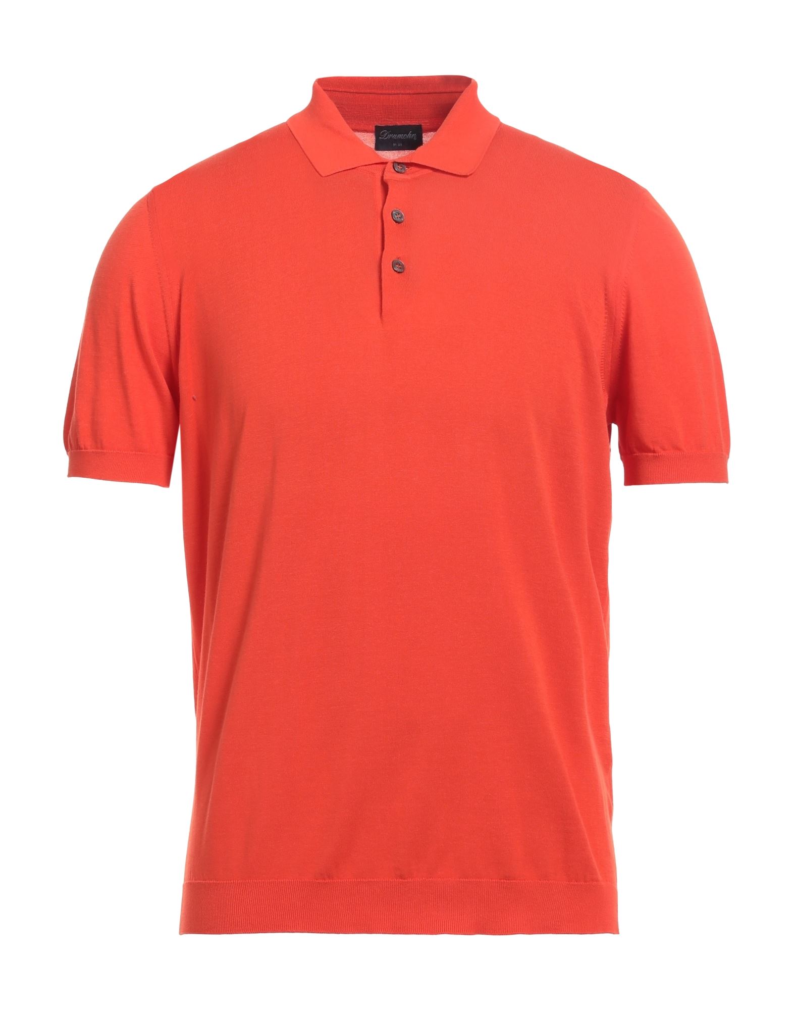 DRUMOHR Poloshirt Herren Tomatenrot von DRUMOHR