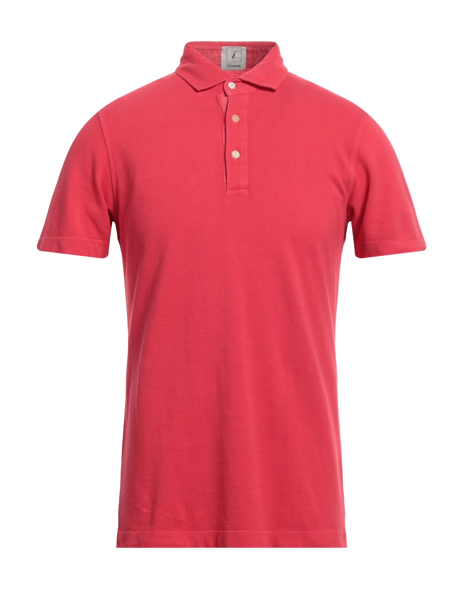 DRUMOHR Poloshirt Herren Tomatenrot von DRUMOHR