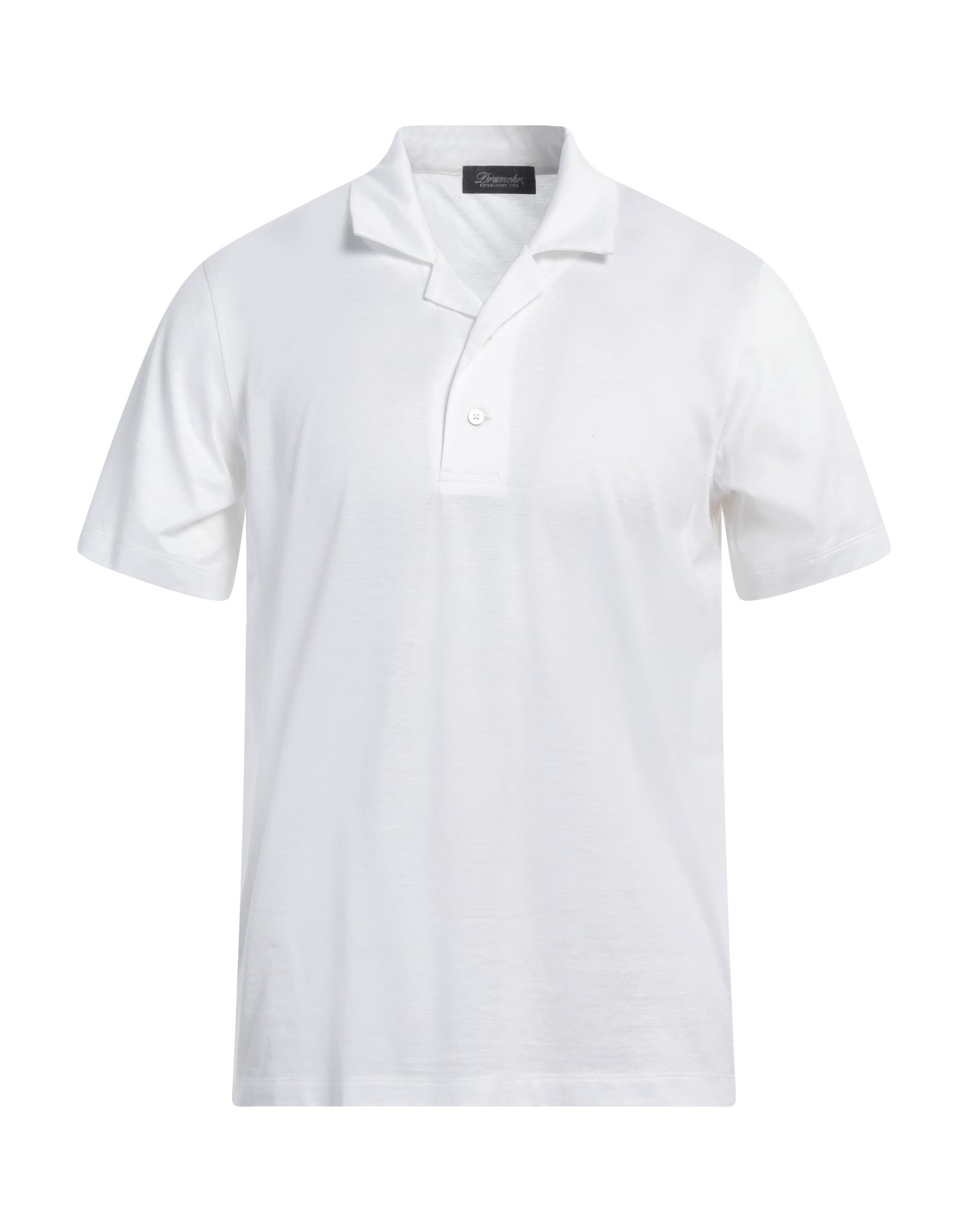 DRUMOHR Poloshirt Herren Weiß von DRUMOHR