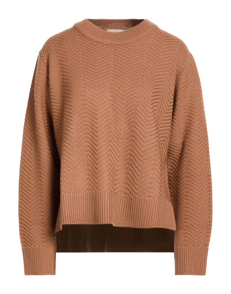 DRUMOHR Pullover Damen Hellbraun von DRUMOHR