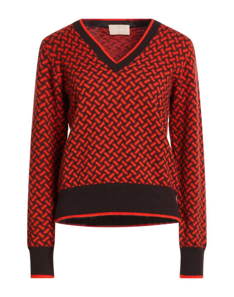 DRUMOHR Pullover Damen Tomatenrot von DRUMOHR