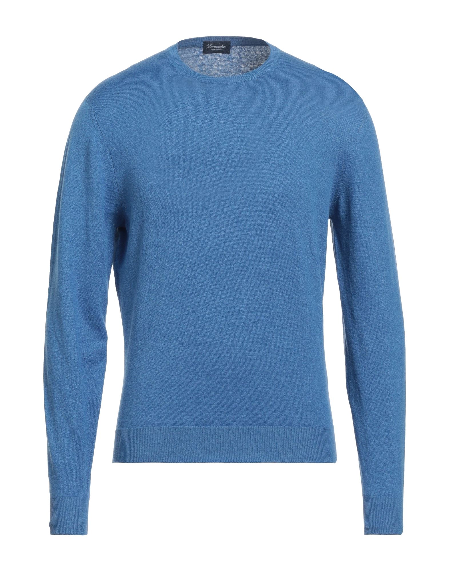 DRUMOHR Pullover Herren Azurblau von DRUMOHR